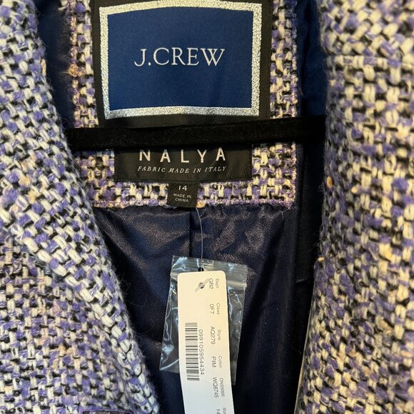 ✨ J.Crew Tweed Coat – NWT (Size 14) ✨ - 0085 - Picture 3 of 6